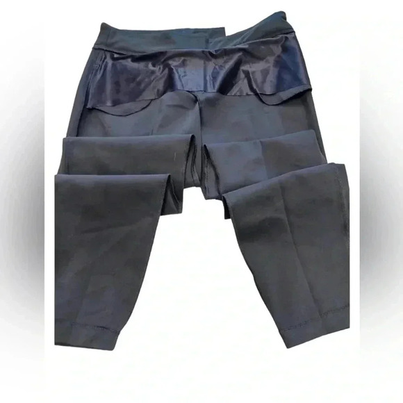 Up Thincredible Fit Blue Full Length Slim Tummy Control Pants Size 12 - Picture 5 of 8